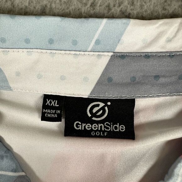 Greenside Golf Polo Mens XXL Multicolor Geometric‎ All Over Pattern Performance - Picture 3 of 9